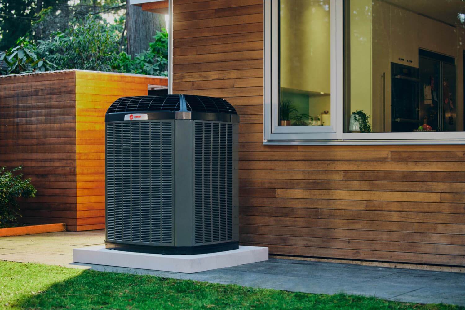 Trane WRT Unit on side of home